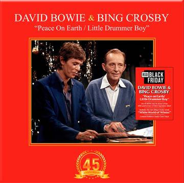 BOWIE DAVID & BING CROSBY-PEACE ON EARTH CANDY SWIRL VINYL 12" *NEW*