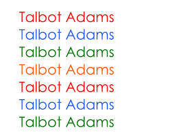 ADAMS TALBOT-TALBOT ADAMS LP *NEW*