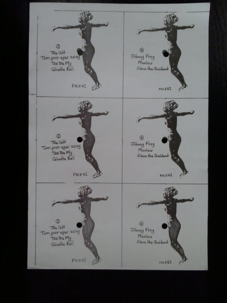 SCORCHED EARTH POLICY-ORIGINAL UNUSED RECORD LABELS