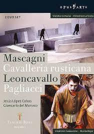 MASCAGNI CAVALLERIA LEONCAVALLO PAGLIACCI 2DVD *NEW*