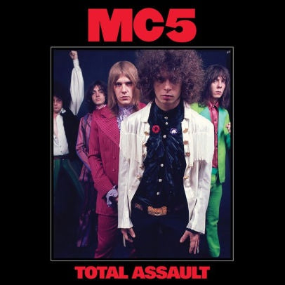 MC5-TOTAL ASSUALT 50TH ANNIVERSAR BOXSET RED AND BLUE COLOURED VINYL 3LP *NEW*