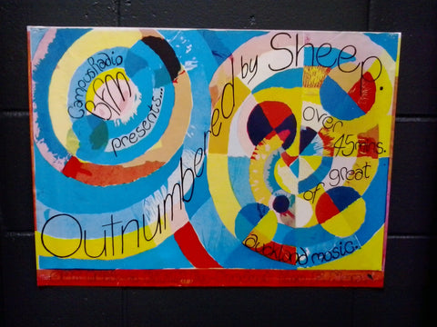 OUTNUMBERED BY SHEEP ORIGINAL PROMO POSTER