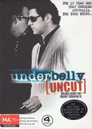 UNDERBELLY SEASON 1 UNCUT- 4DVD NM