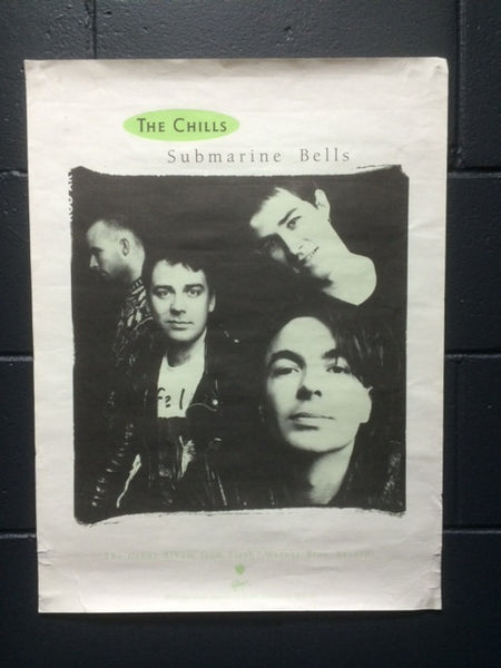 CHILLS THE-SUBMARINE BELLS ORIGINAL PROMO POSTER