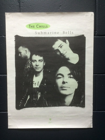 CHILLS THE-SUBMARINE BELLS ORIGINAL PROMO POSTER