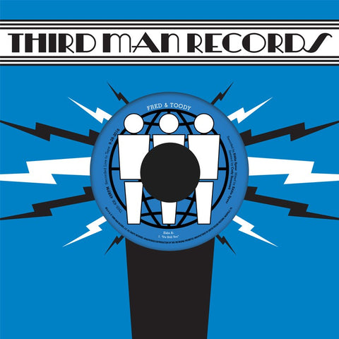 FRED & TOODY OF DEAD MOON-LIVE AT THIRD MAN RECORDS 7'' *NEW*