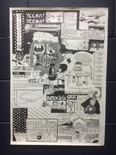 FLYING NUN DOUBLE-SIDED PROMO POSTER VG