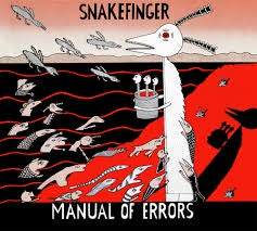 SNAKEFINGER-MANUAL OF ERRORS LP VG+ COVER VG+