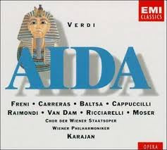 VERDI-AIDA KARAJAN 3CD VG