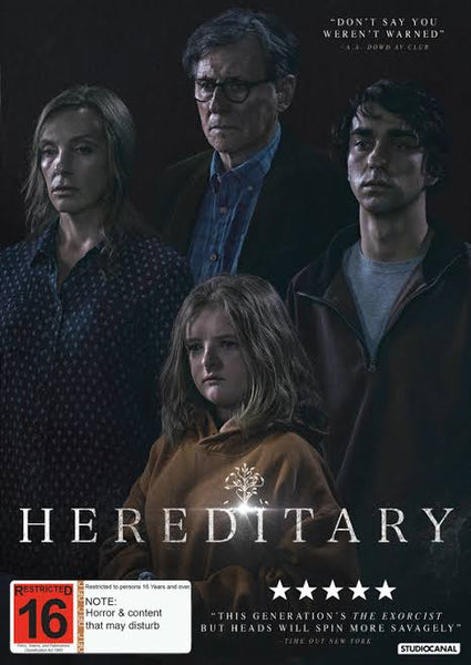 HEREDITARY DVD VG+