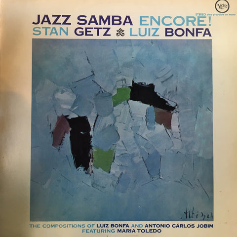 GETZ STAN & LUIZ BONFA-JAZZ SAMBA ENCORE! LP VG+ COVER VG+