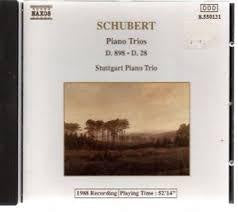 SCHUBERT - PIANO TRIOS D.898 D.28 CD VG