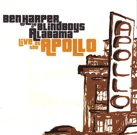 HARPER BEN AND THE BLIND BOYS-LIVE AT THE APOLLO CD VG