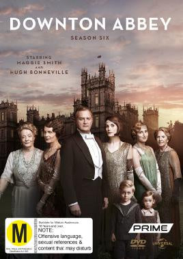 DOWNTON ABBEY SEASON SIX 3DVD VG+