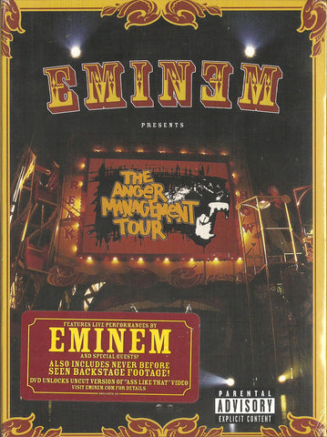 EMINEM-THE ANGER MANAGEMENT TOUR DVD VG+