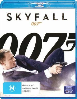 SKYFALL 007 BLURAY VG+