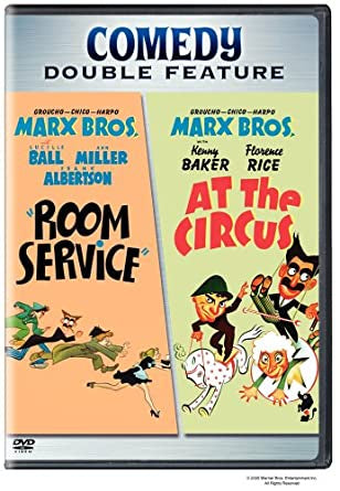 MARX BROTHERS THE-ROOM SERVICE  & AT THE CIRCUS DVD VG
