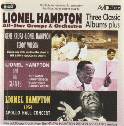 HAMPTON LIONEL ALL STARS-THREE CLASSIC ALBUMS PLUS 2CD *NEW*
