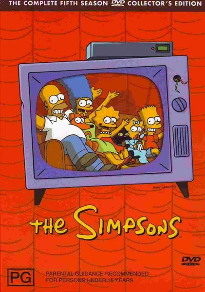 THE SIMPSONS SEASON 5 4DVD VG