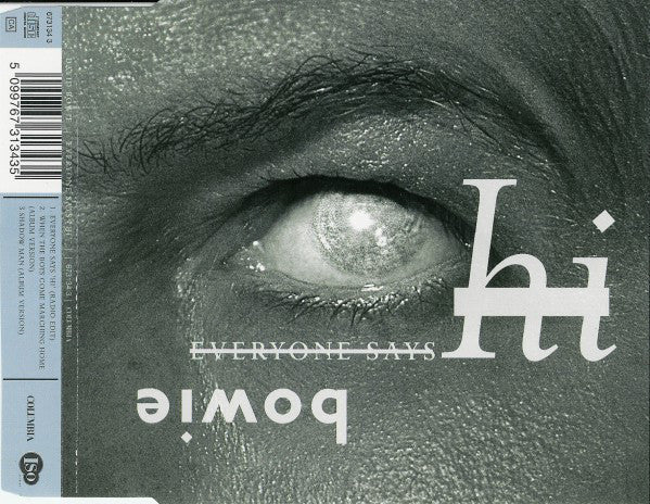 BOWIE DAVID-EVERYONE SAY HI (BLUE) CD SINGLE VG
