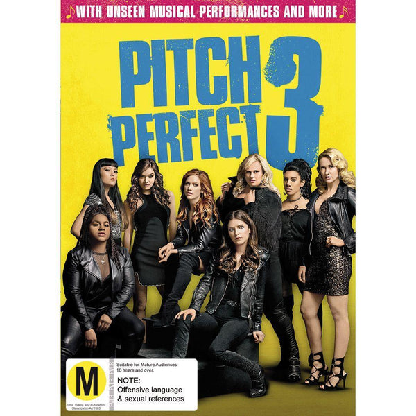 PITCH PERFECT 3 DVD VG+