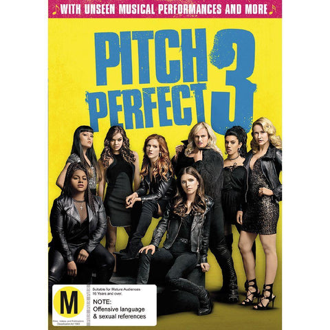 PITCH PERFECT 3 DVD VG+