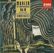 MAHLER-SYMPHONIE NO 10 BOURNEMOUTH SYMPHONY ORCHESTRA RATTLE CD VG