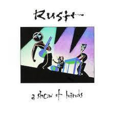 RUSH-A SHOW OF HANDS 2LP NM COVER VGPLUS