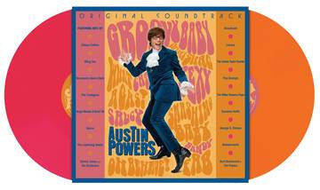 AUSTIN POWERS: INTERNATIONAL MAN OF MYSTERY OST-VARIOUS ARTISTS PINK/ ORANGE VINYL 2LP *NEW*