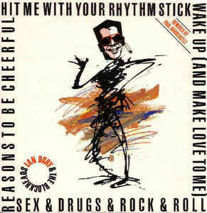 DURY IAN-HIT ME WITH YOUR RHYTHMSTICK 12" EP VG+ COVER VG