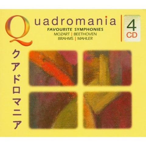FAVOURITE SYMPHONIES-MOZART BEETHOVEN SCHUBERT 4CD VG+