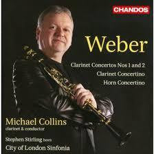 WEBER-CLARINET CONCERTOS 1&2 MICHAEL COLLINS CD *NEW*