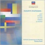 FAVOURITE RHAPSODIES-LISZT DVORAK GLAZUNOV ENESCU ALFVEN  CD VG+