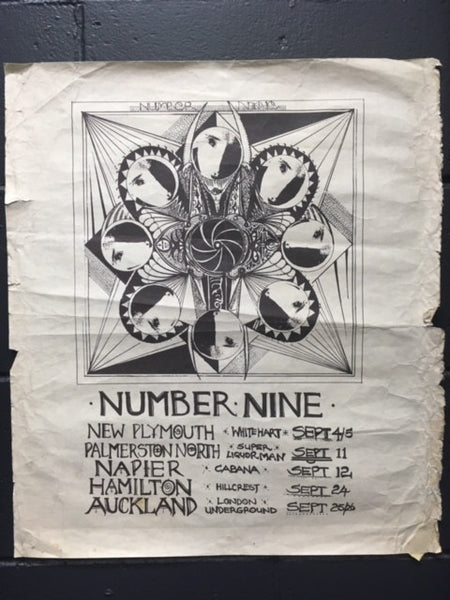 NUMBER NINE ORIGINAL TOUR POSTER