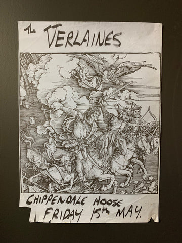 VERLAINES THE - ORIGINAL GIG POSTER