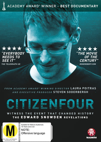 CITIZENFOUR DVD VG
