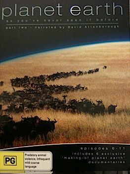 PLANET EARTH PART 2 REGION 4 2DVD VG