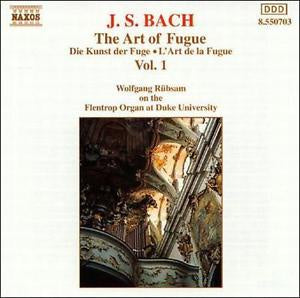 BACH-THE ART OF FUGUE VOL 1 CD VG+