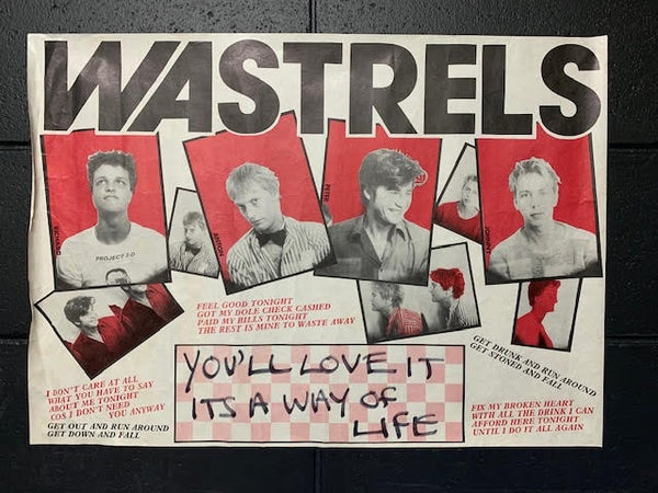 WASTRELS ORIGINAL PROMO POSTER