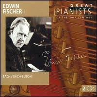 BACH-BACH-BUSONI - EDWIN FISCHER 2CD VG