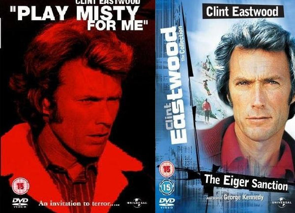 PLAY MISTY FOR ME + THE EIGER SANCTION 2DVD VG
