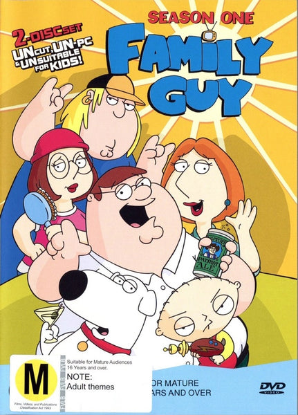 FAMILY GUY SEASON ONE 2DVD VG