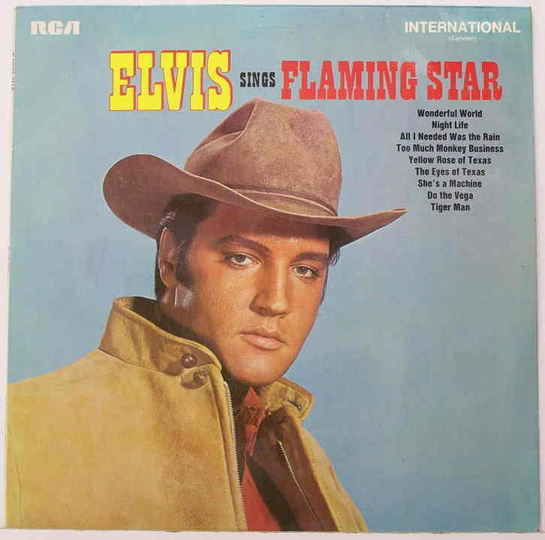 PRESLEY ELVIS-SINGS FLAMING STAR LP VGPLUS COVER VGPLUS