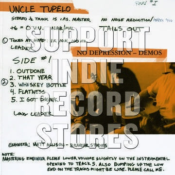 UNCLE TUPELO-NO DEPRESSION DEMOS LP *NEW*