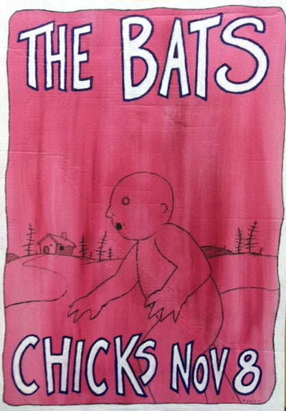 BATS THE-AT CHICKS ORIGINAL POSTER ARTWORK *NEW*