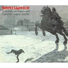 SHOSTAKOVICH-24 PRELUDES AND FUGUES OP 87 NIKOLAYEVA 3CD VG