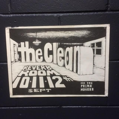 CLEAN THE-REVERB 1981 ORIGINAL GIG POSTER VG