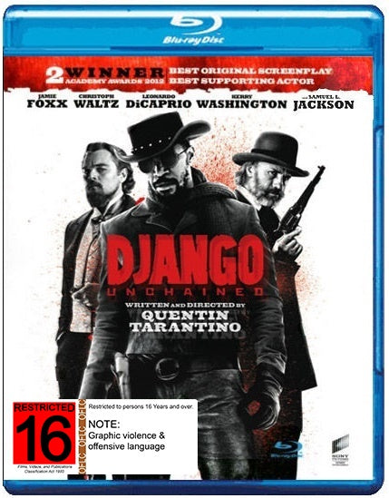 DJANGO UNCHAINED BLURAY VG+