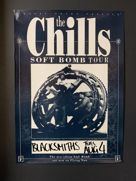 CHILLS THE - SOFT BOMB TOUR ORIGINAL GIG POSTER