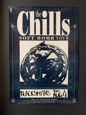 CHILLS THE - SOFT BOMB TOUR ORIGINAL GIG POSTER